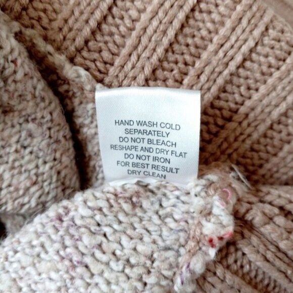 ROMEO & JULIET COUTURE Boxy Oversized Turtleneck Transitional Sweater sz: L - Picture 8 of 8